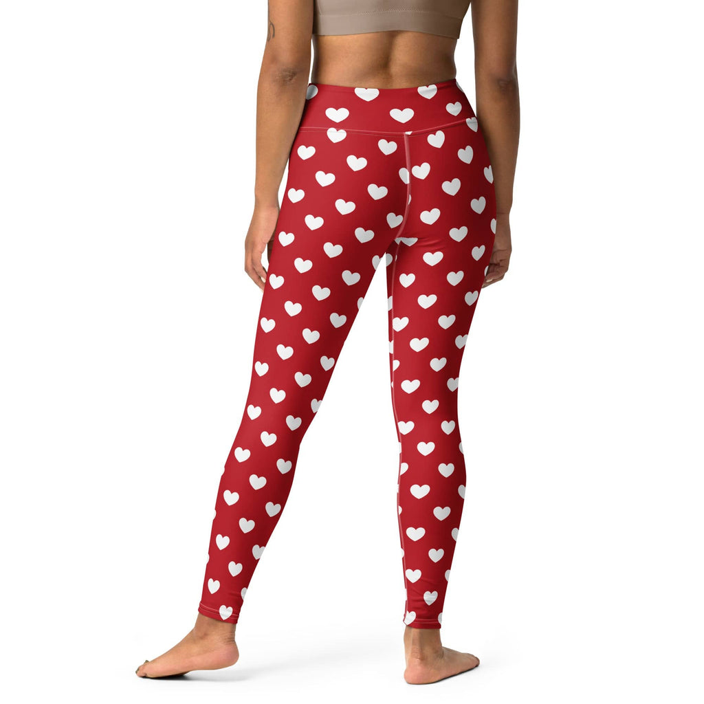 Cupid's Hearts Yoga Leggings