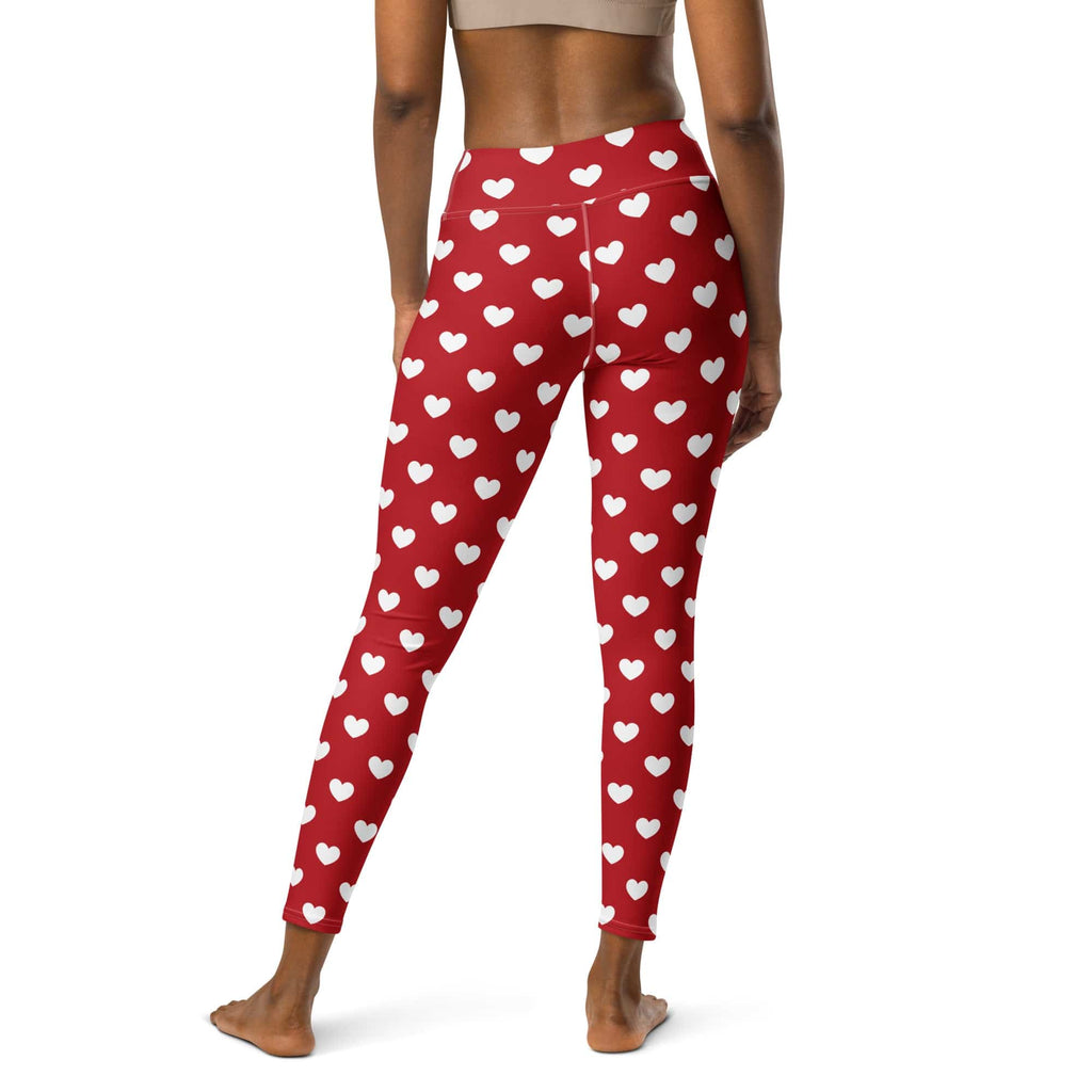 Cupid's Hearts Yoga Leggings