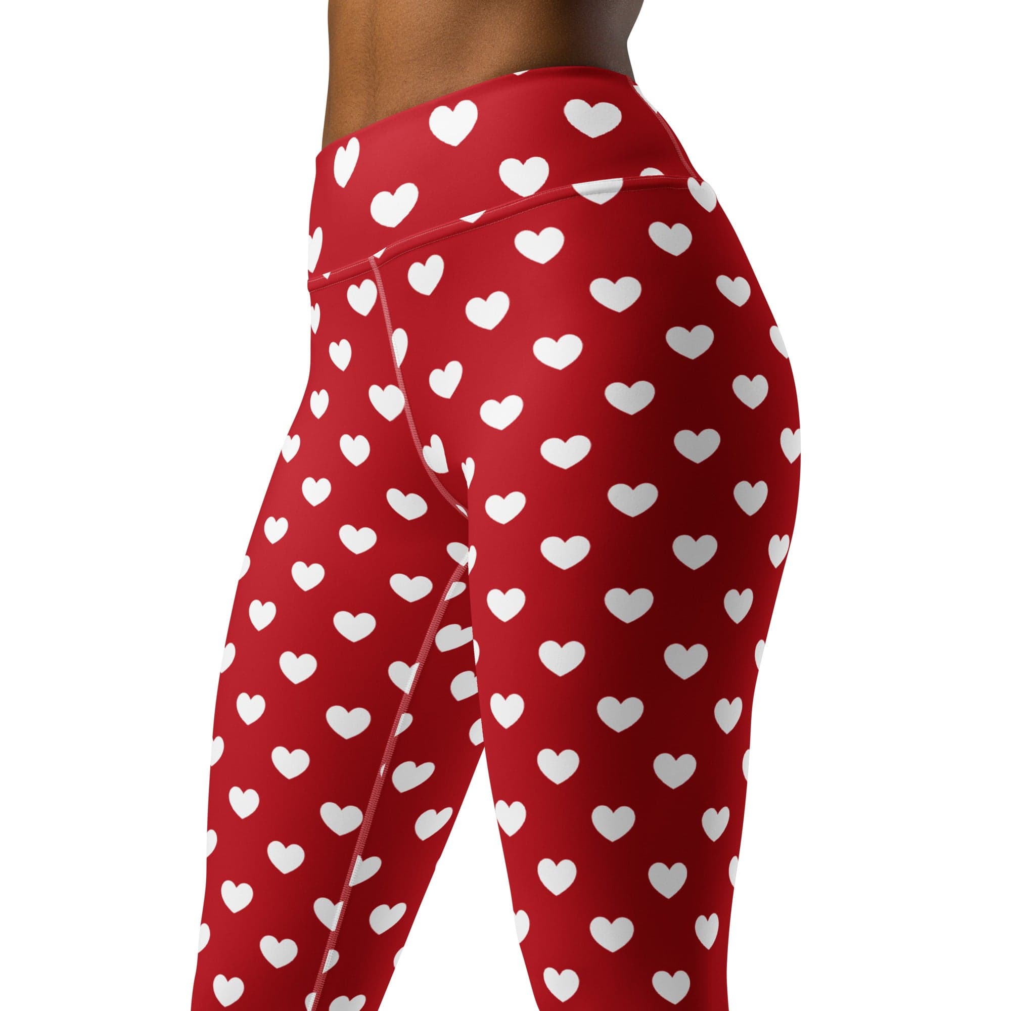 Cupid's Hearts Yoga Leggings