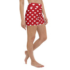 Cupid's Hearts Yoga Shorts