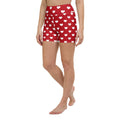 Cupid's Hearts Yoga Shorts