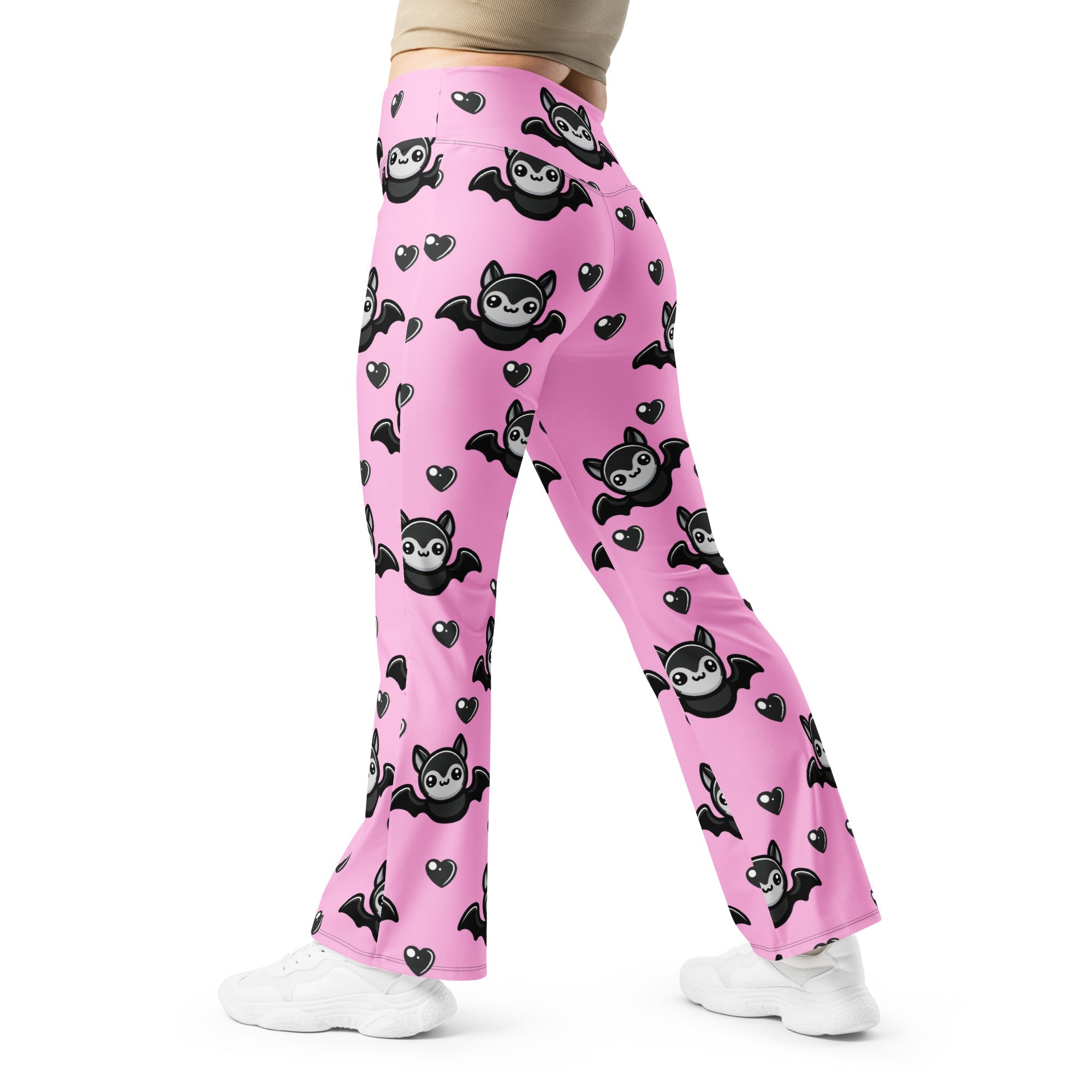 Cute Bats Flare Leggings