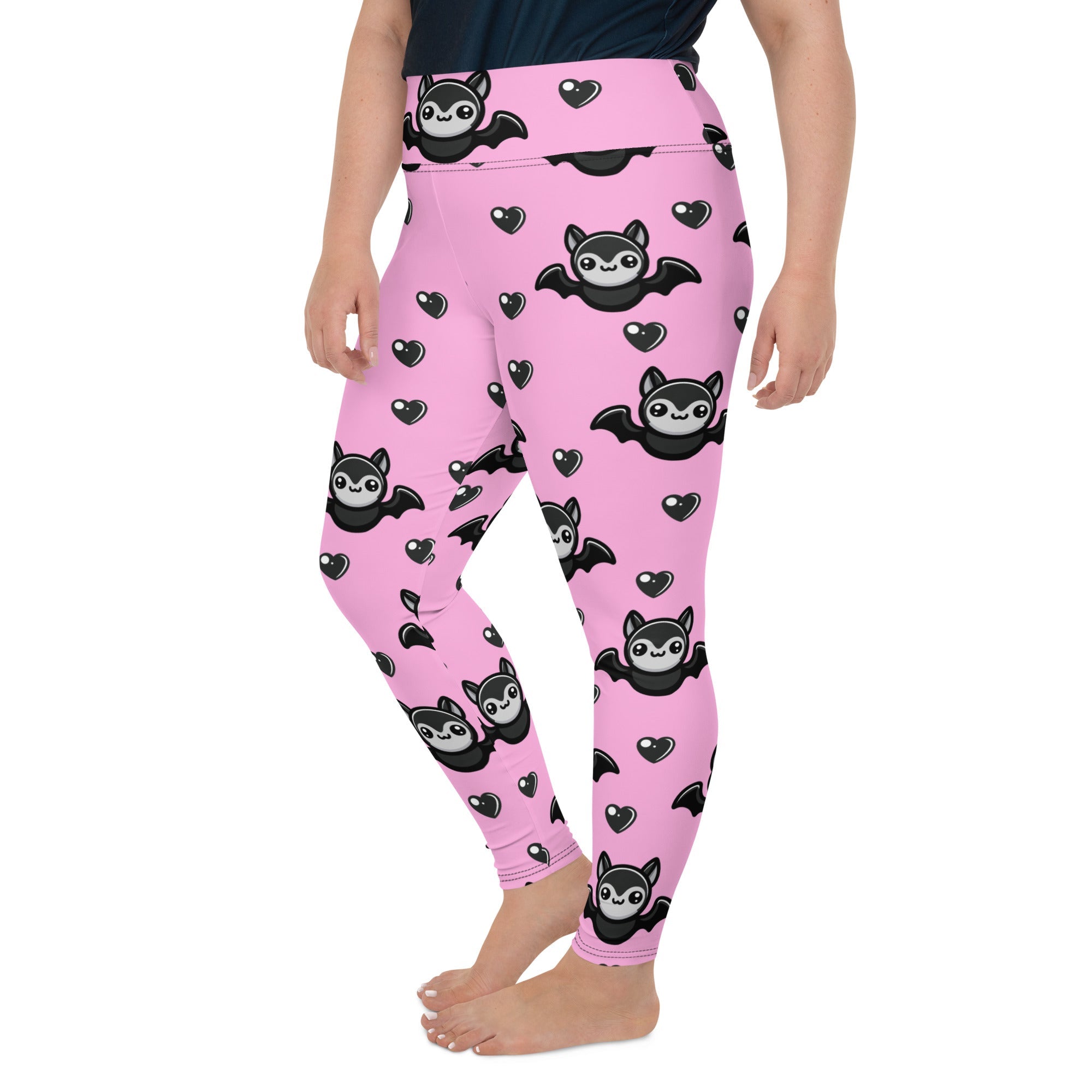 Cute Bats Plus Size Leggings