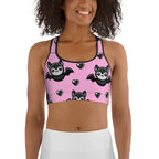 Cute Bats Sports Bra