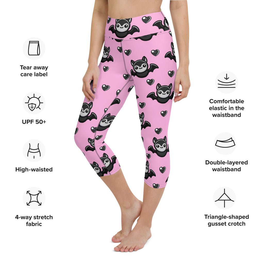 Cute Bats Yoga Capris