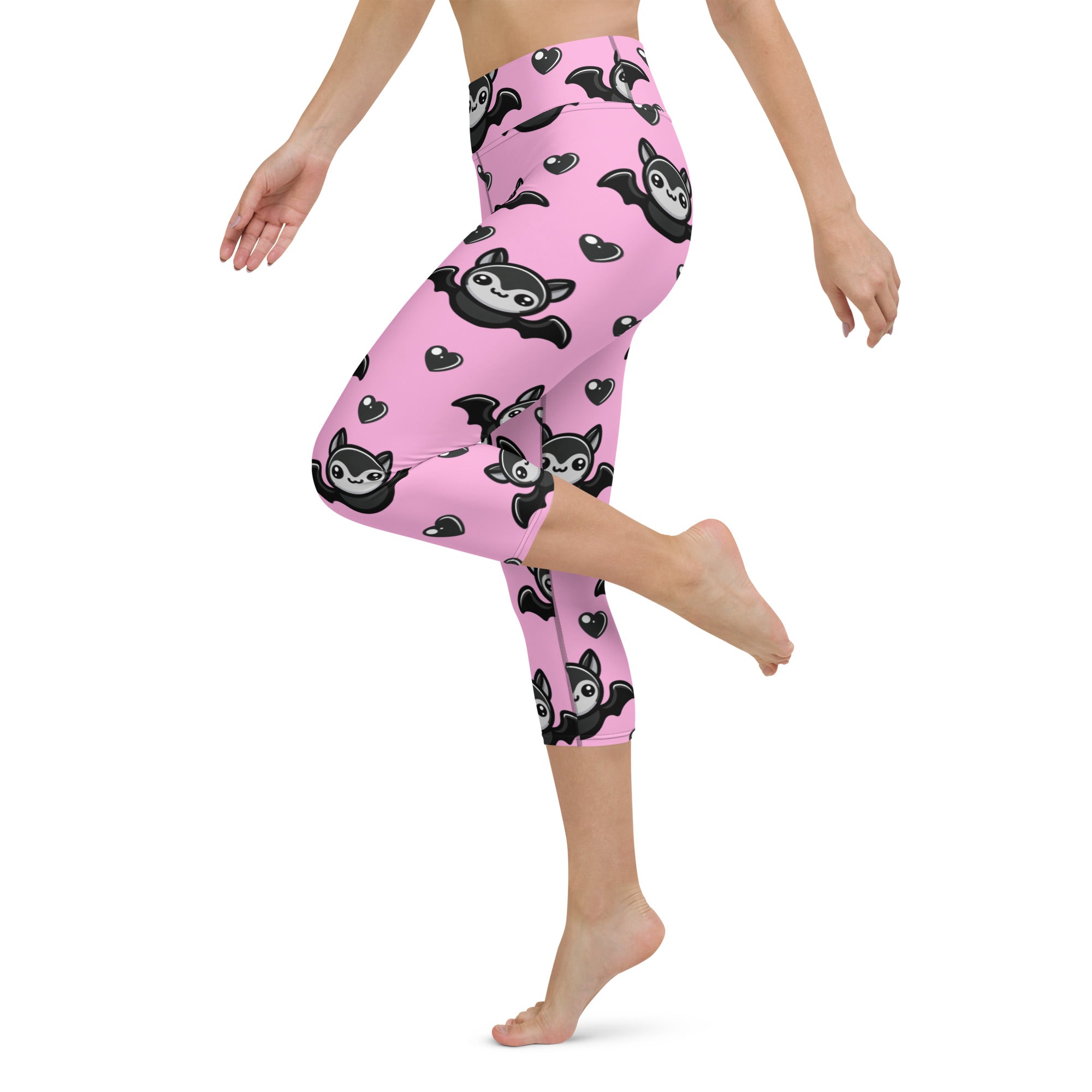 Cute Bats Yoga Capris