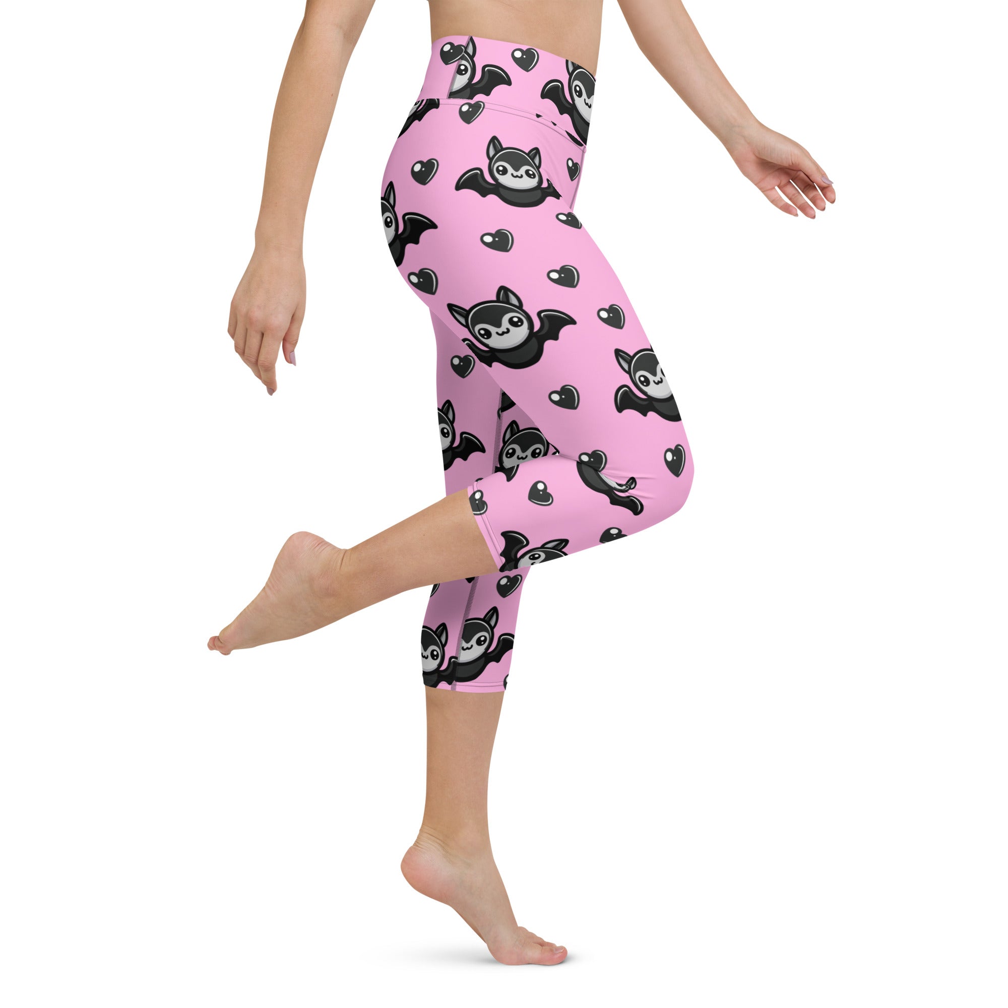 Cute Bats Yoga Capris