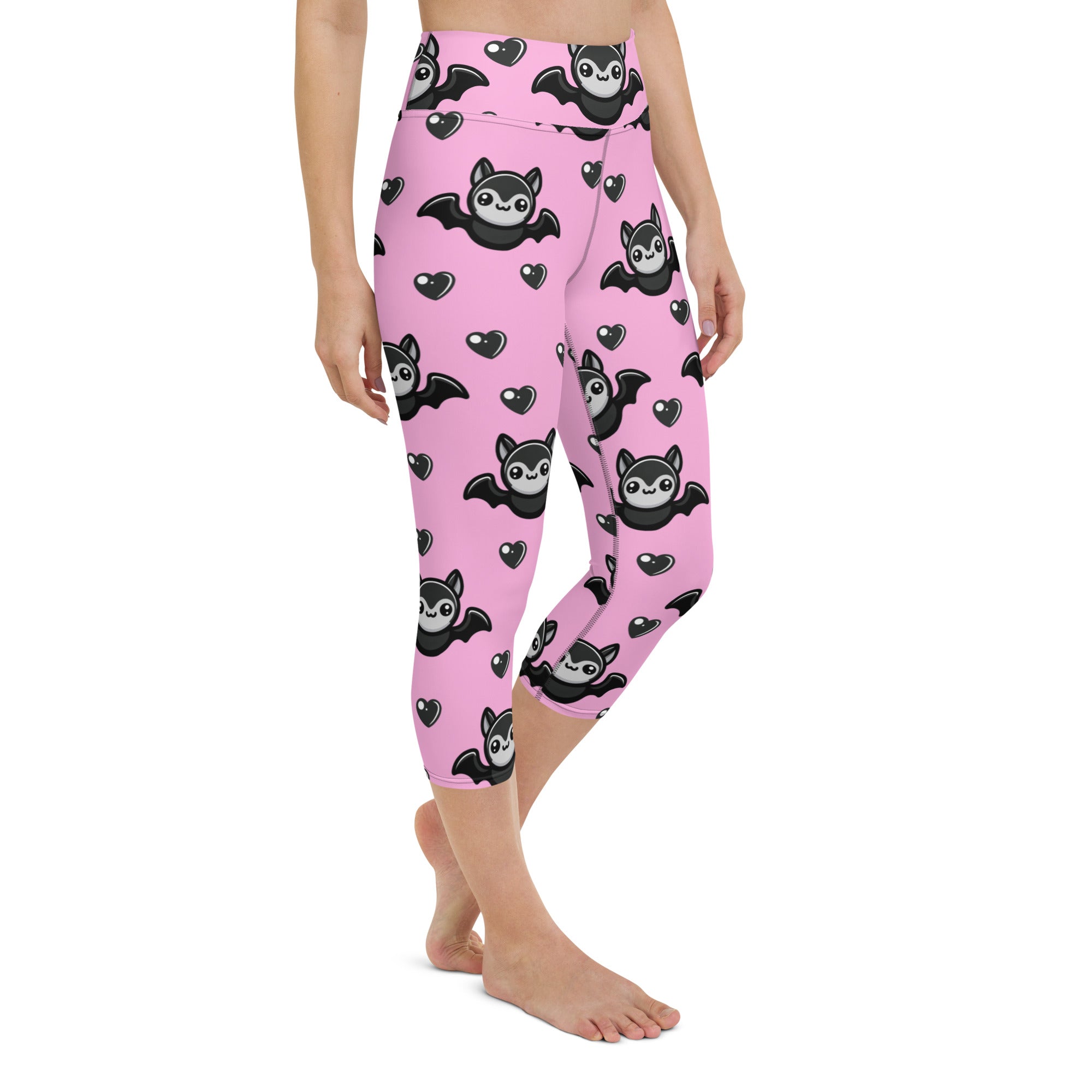 Cute Bats Yoga Capris