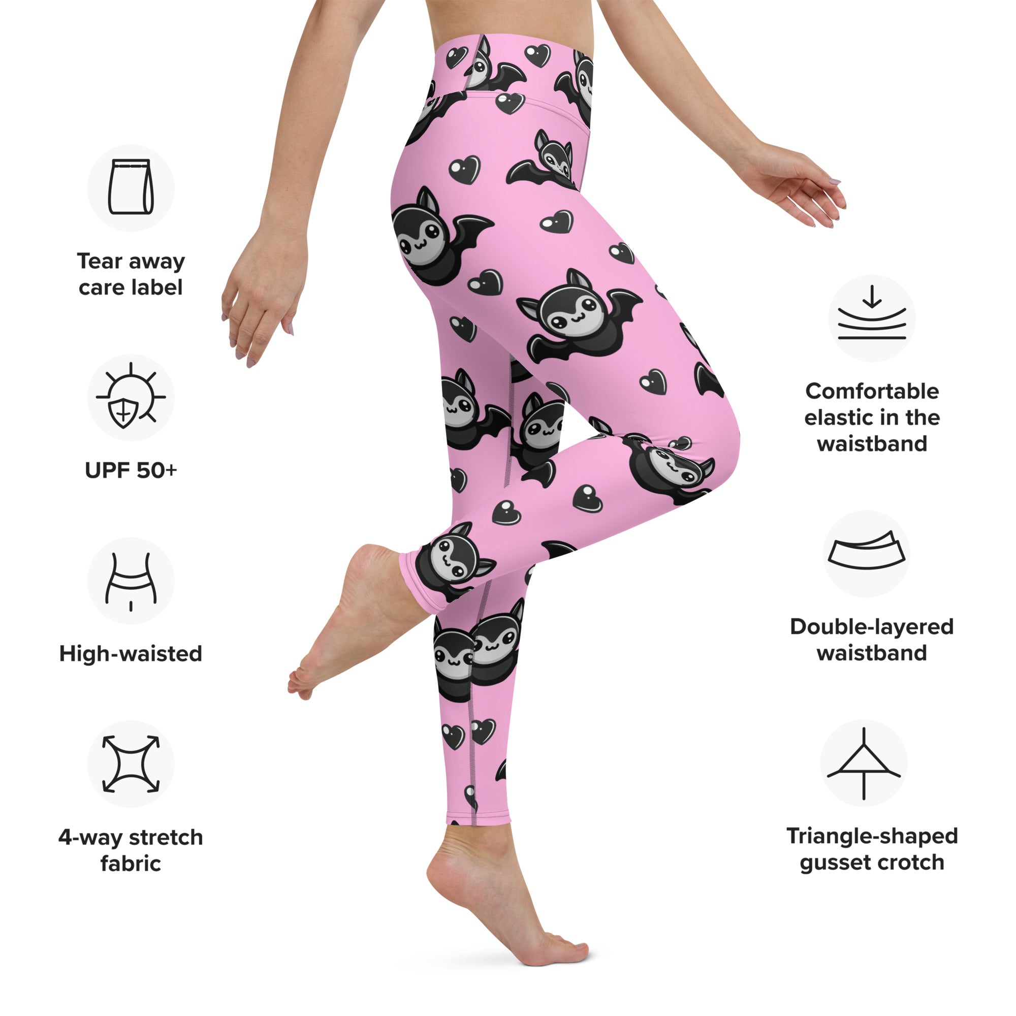 Cute Bats Yoga Leggings