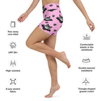 Cute Bats Yoga Shorts