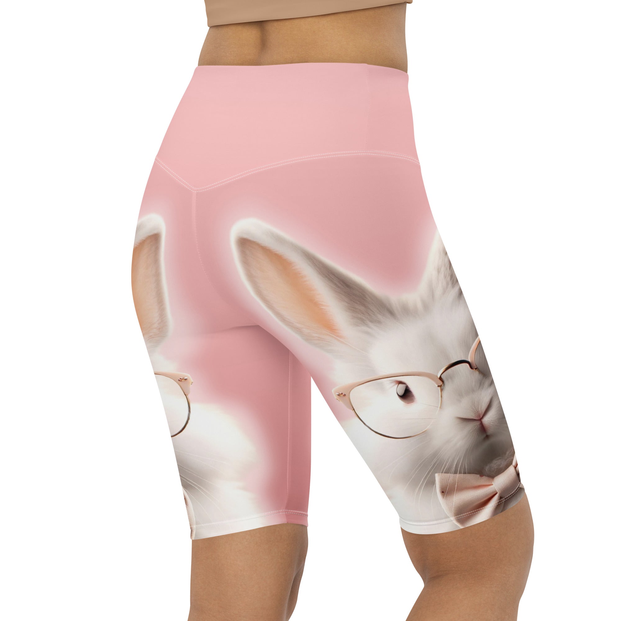 Cute Bunny Biker Shorts