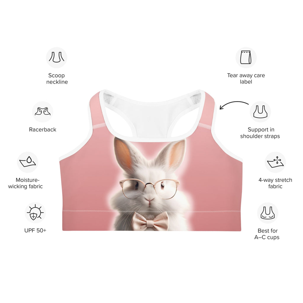 Cute Bunny Sports Bra