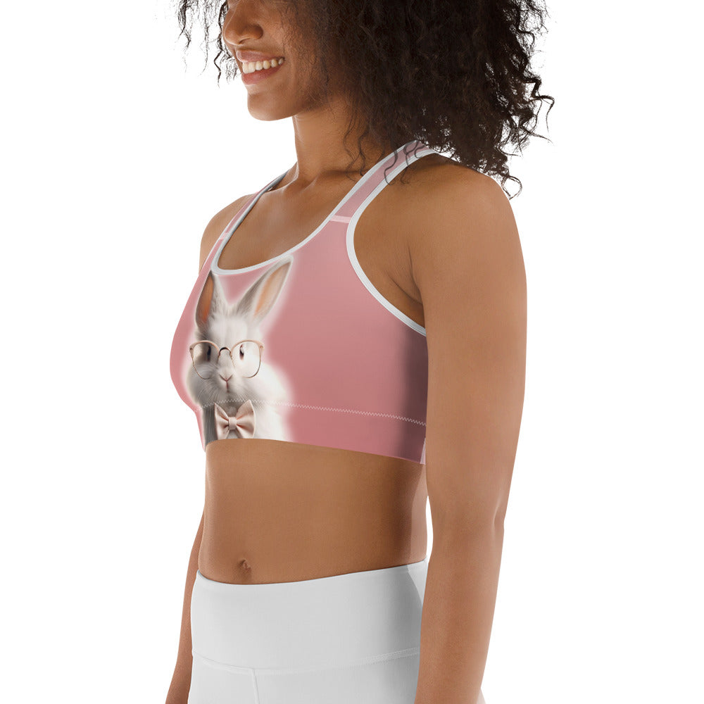 Cute Bunny Sports Bra