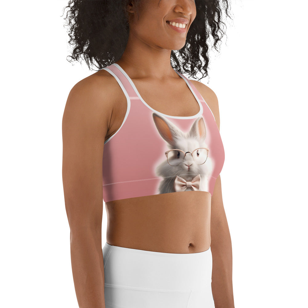 Cute Bunny Sports Bra