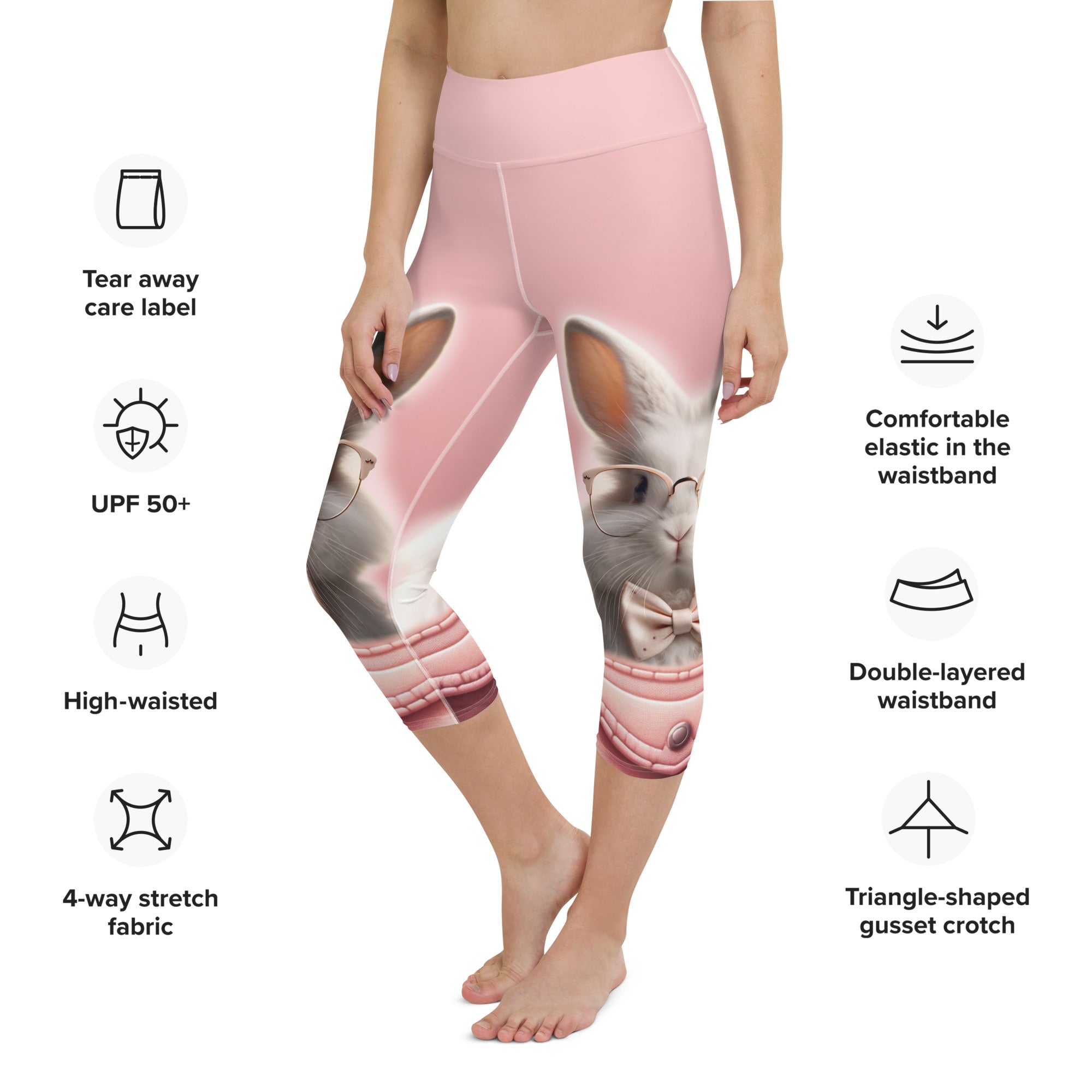 Cute Bunny Yoga Capris