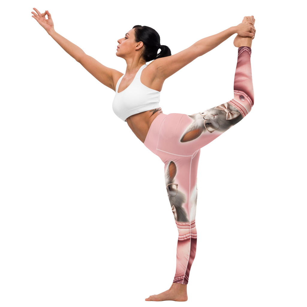 Cute Bunny Yoga Leggings