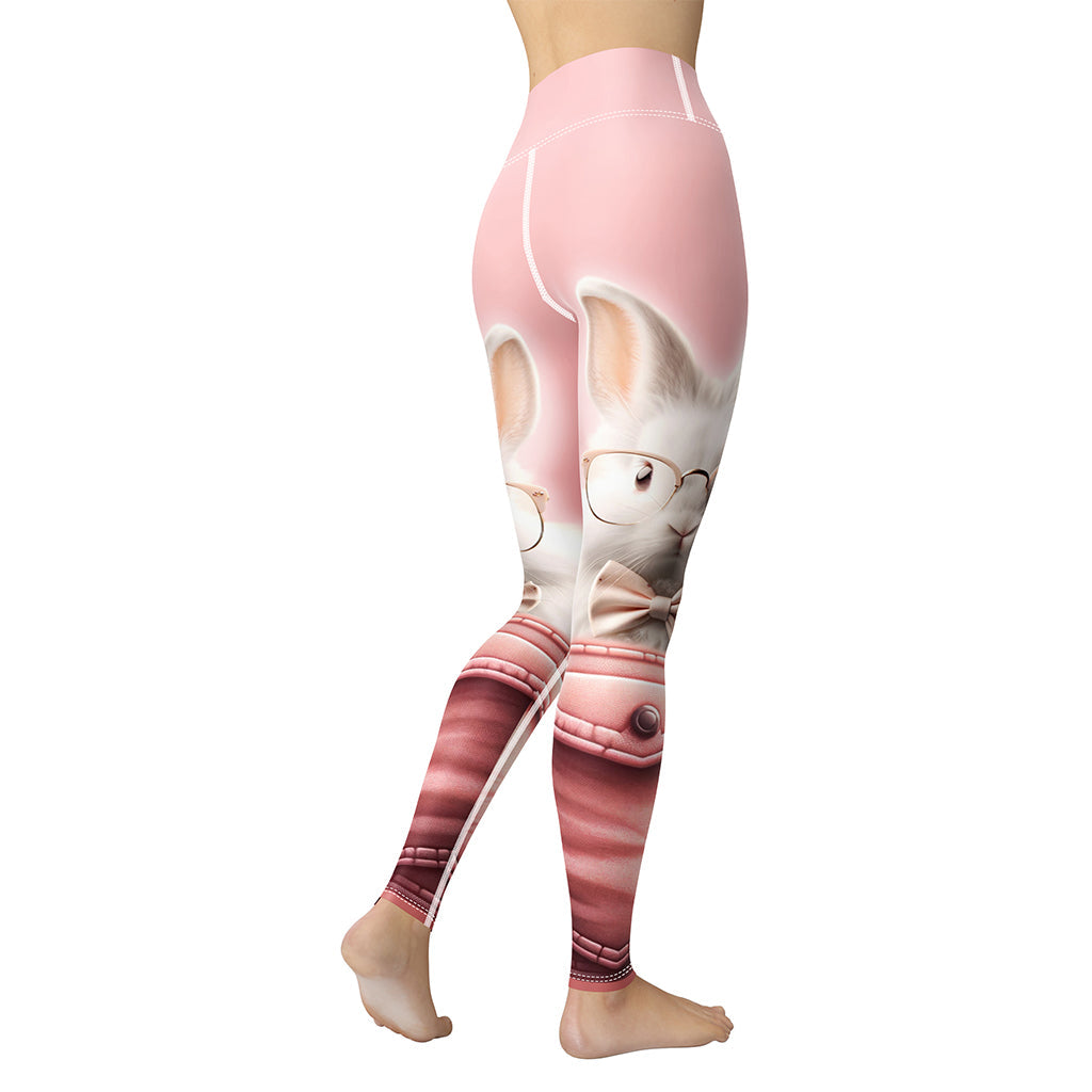 Cute Bunny Yoga Leggings