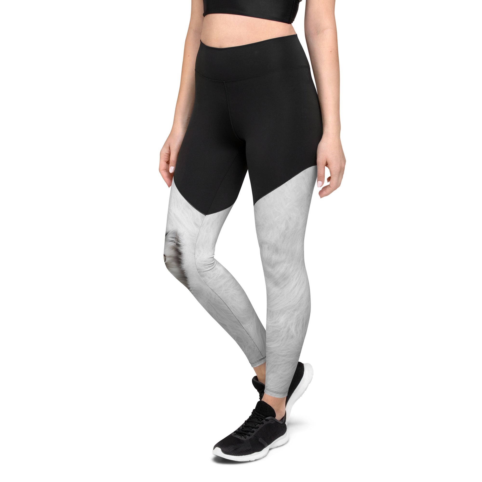 Cute Cozy Cat Compression Leggings