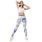 Cute Nautical Leggings With Pockets