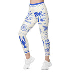 Cute Nautical Leggings With Pockets