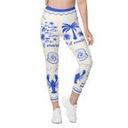 Cute Nautical Leggings With Pockets