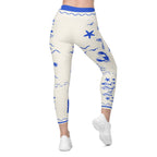 Cute Nautical Leggings With Pockets