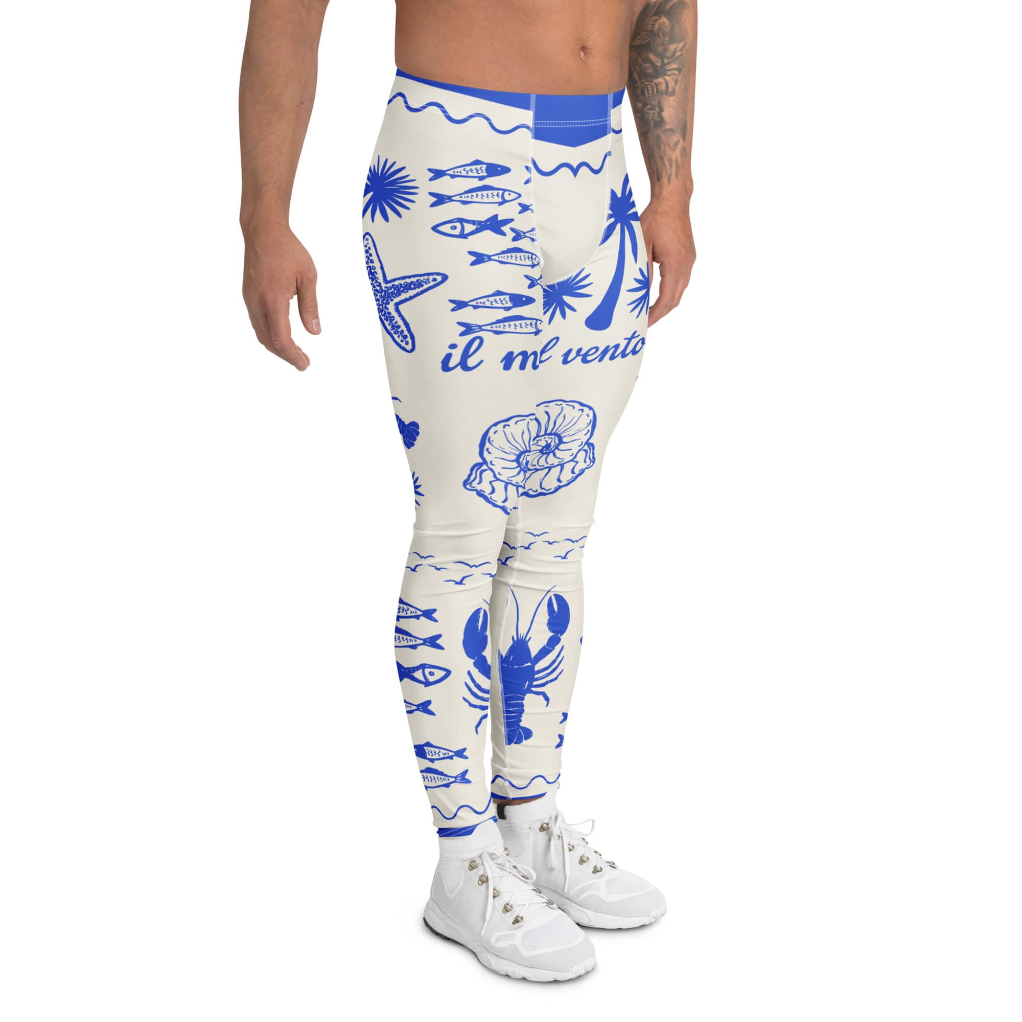 Cute Nautical Men's Leggings