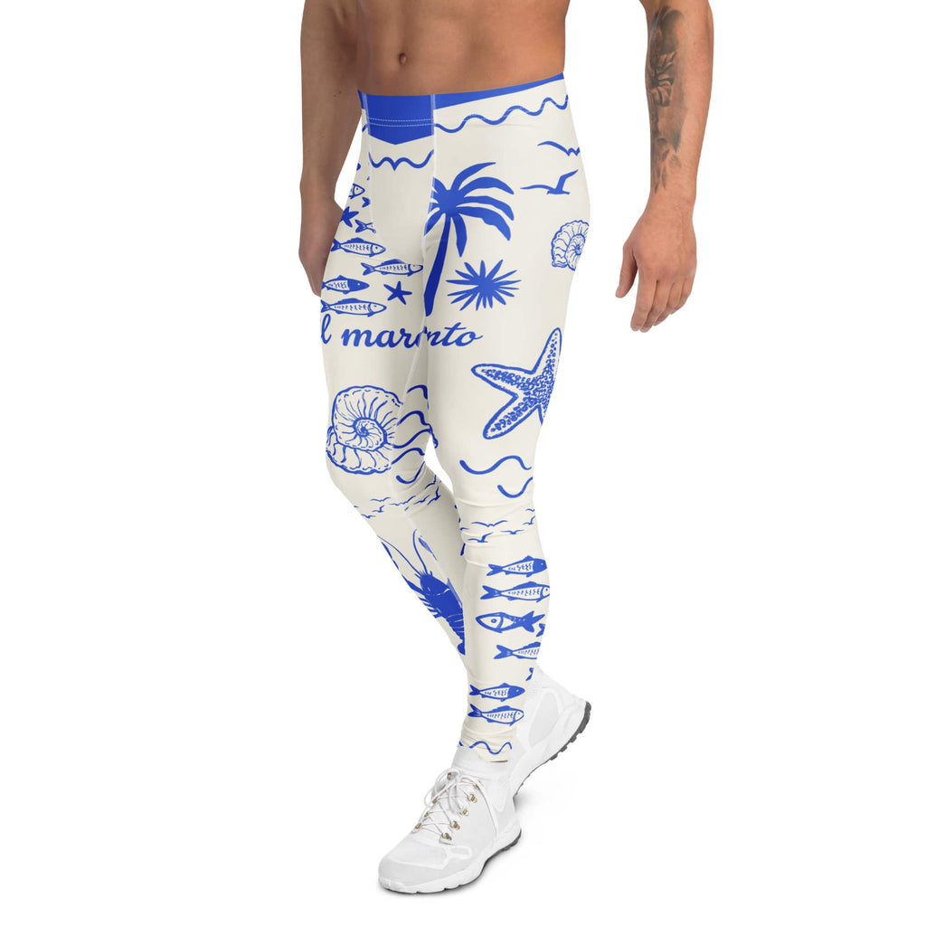 Cute Nautical Men's Leggings