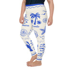 Cute Nautical Plus Size Leggings
