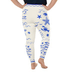 Cute Nautical Plus Size Leggings