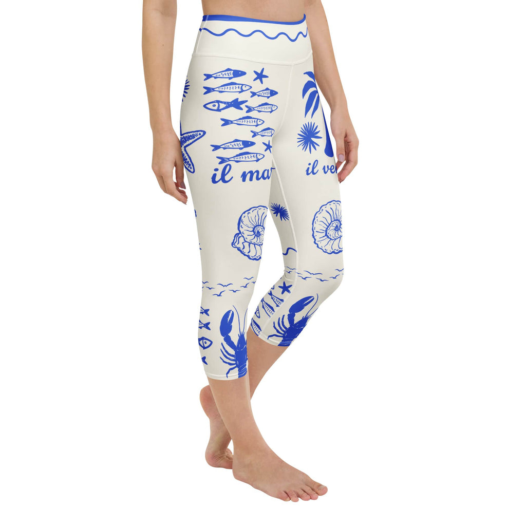 Cute Nautical Yoga Capris