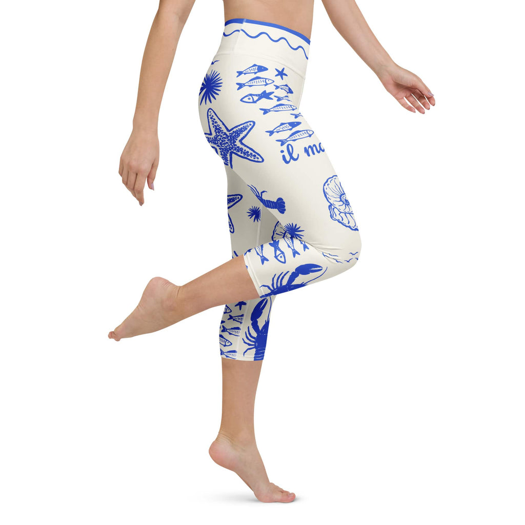 Cute Nautical Yoga Capris