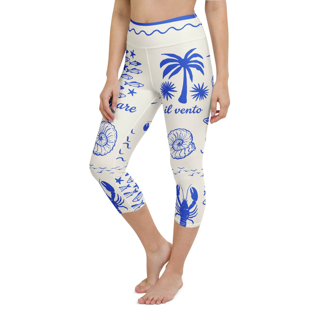 Cute Nautical Yoga Capris