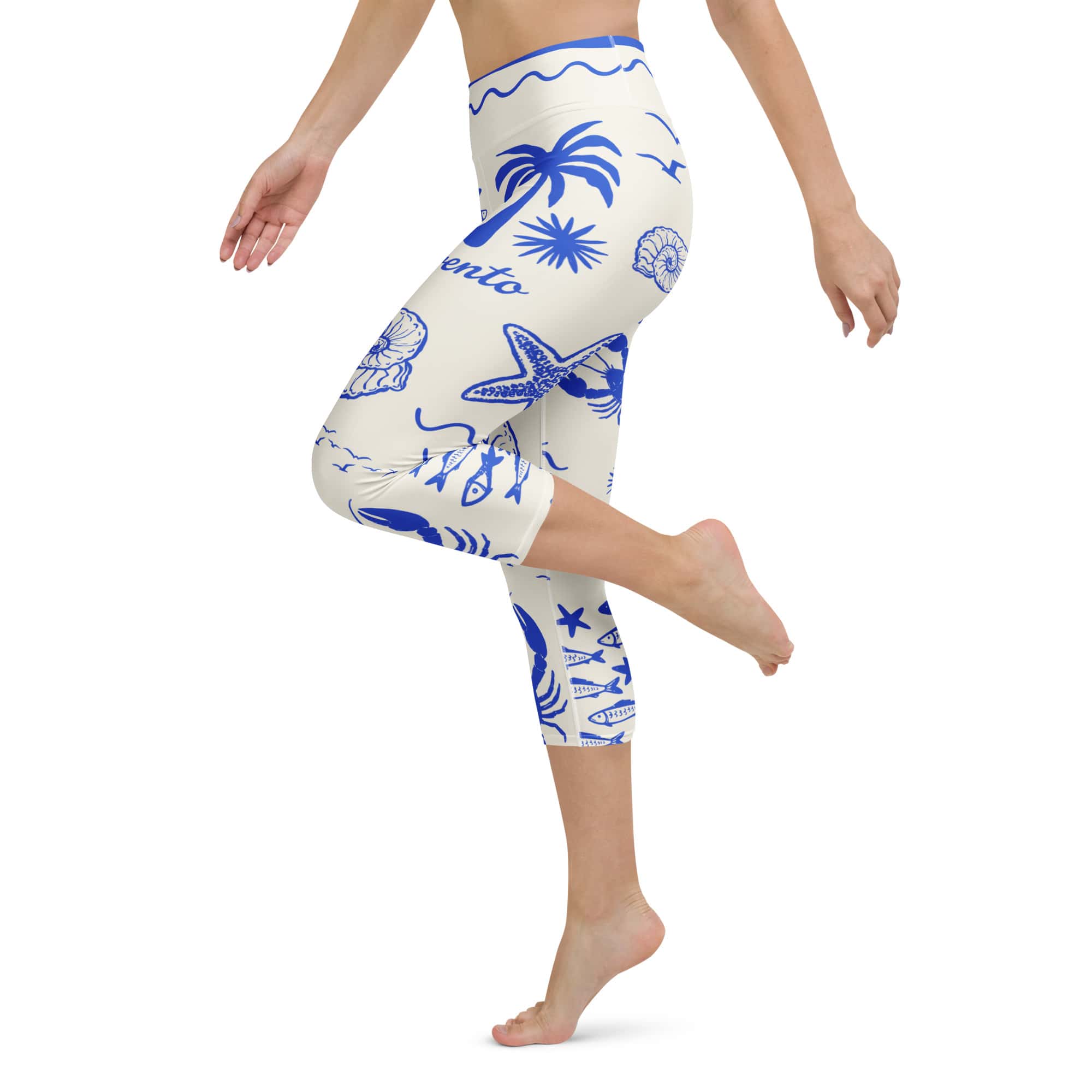 Cute Nautical Yoga Capris