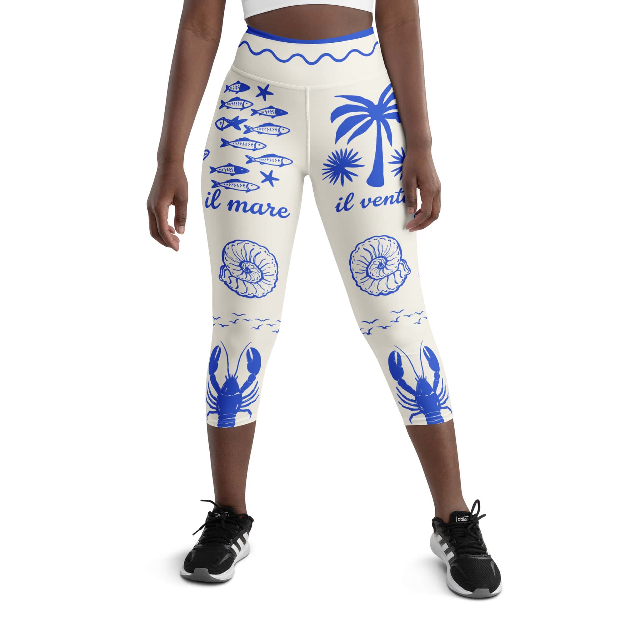 Cute Nautical Yoga Capris