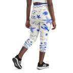 Cute Nautical Yoga Capris
