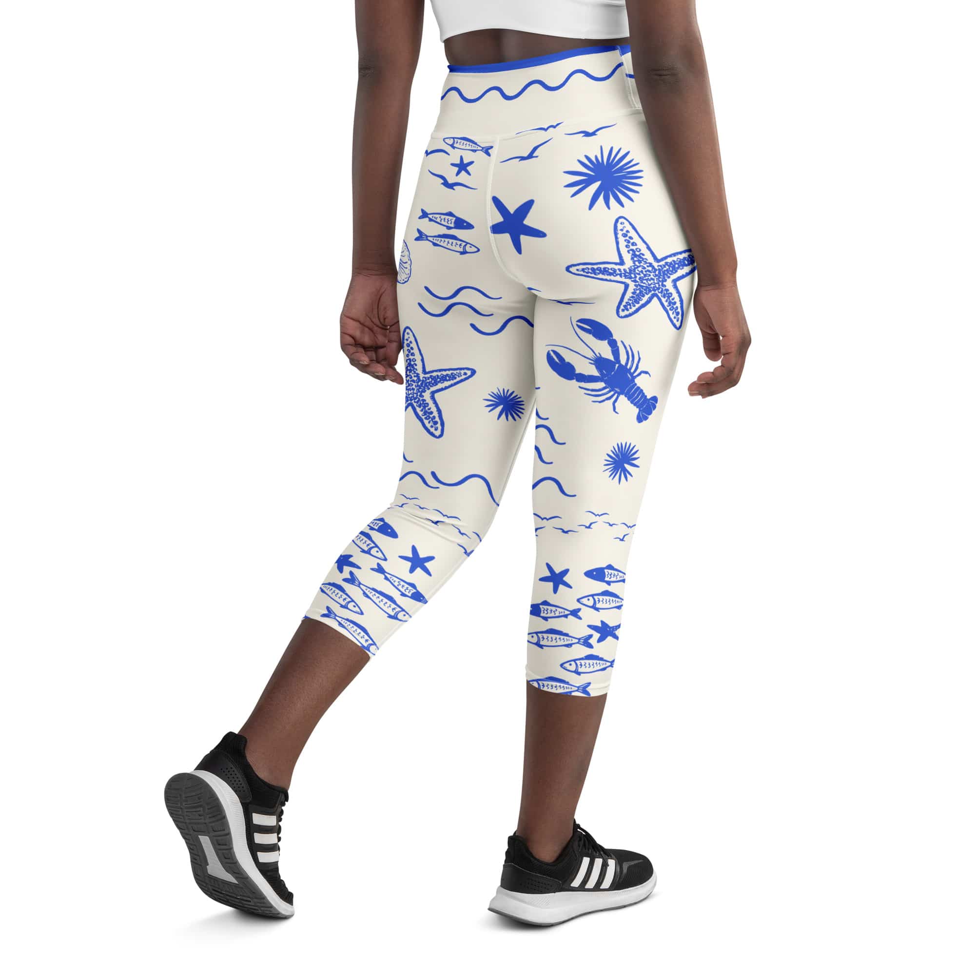 Cute Nautical Yoga Capris