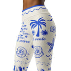 Cute Nautical Yoga Leggings