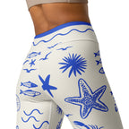 Cute Nautical Yoga Leggings
