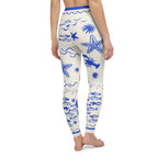 Cute Nautical Yoga Leggings
