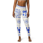 Cute Nautical Yoga Leggings