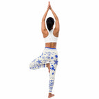 Cute Nautical Yoga Leggings