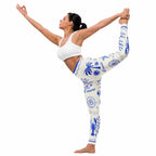 Cute Nautical Yoga Leggings