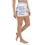 Cute Nautical Yoga Shorts