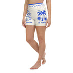 Cute Nautical Yoga Shorts