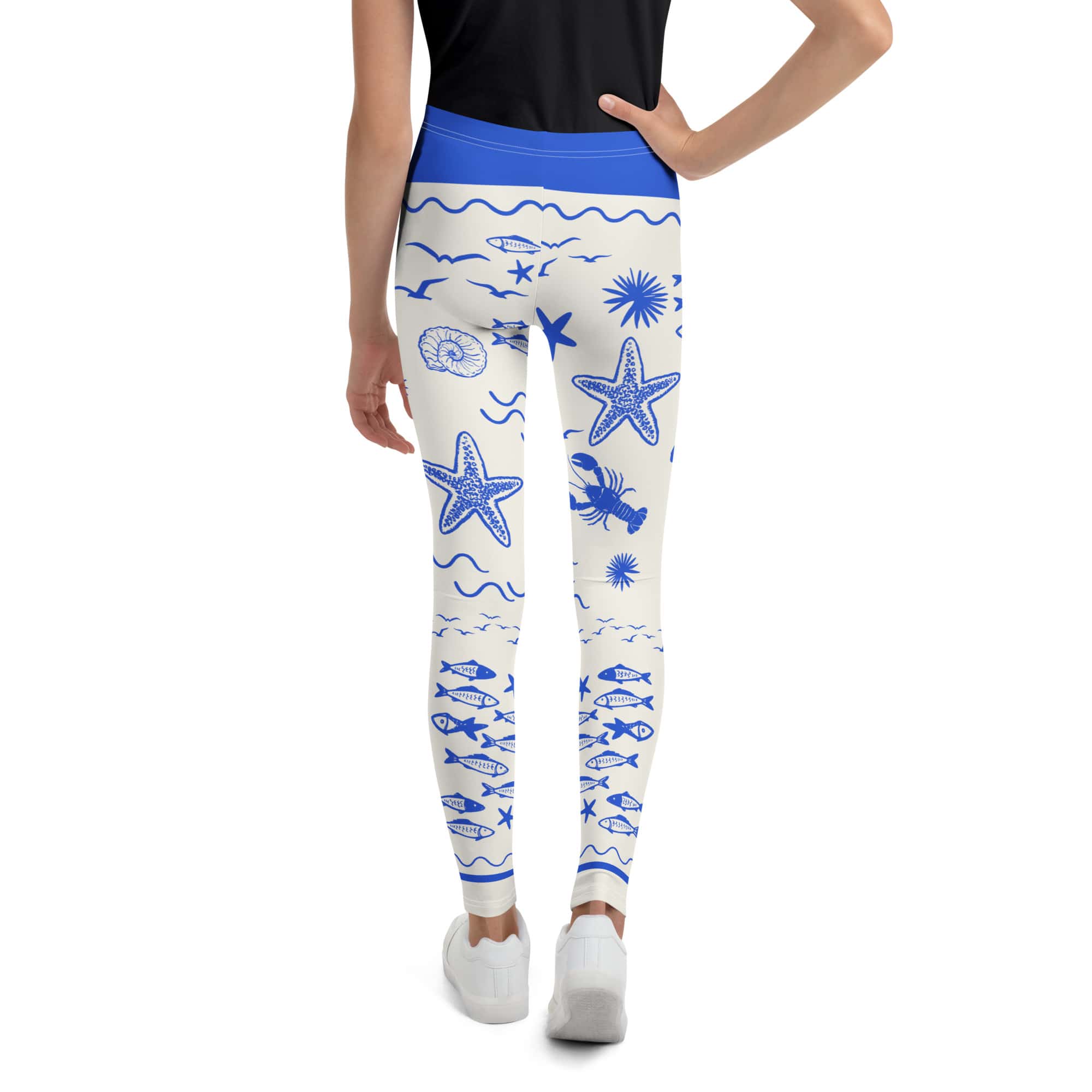 Cute Nautical Youth Leggings