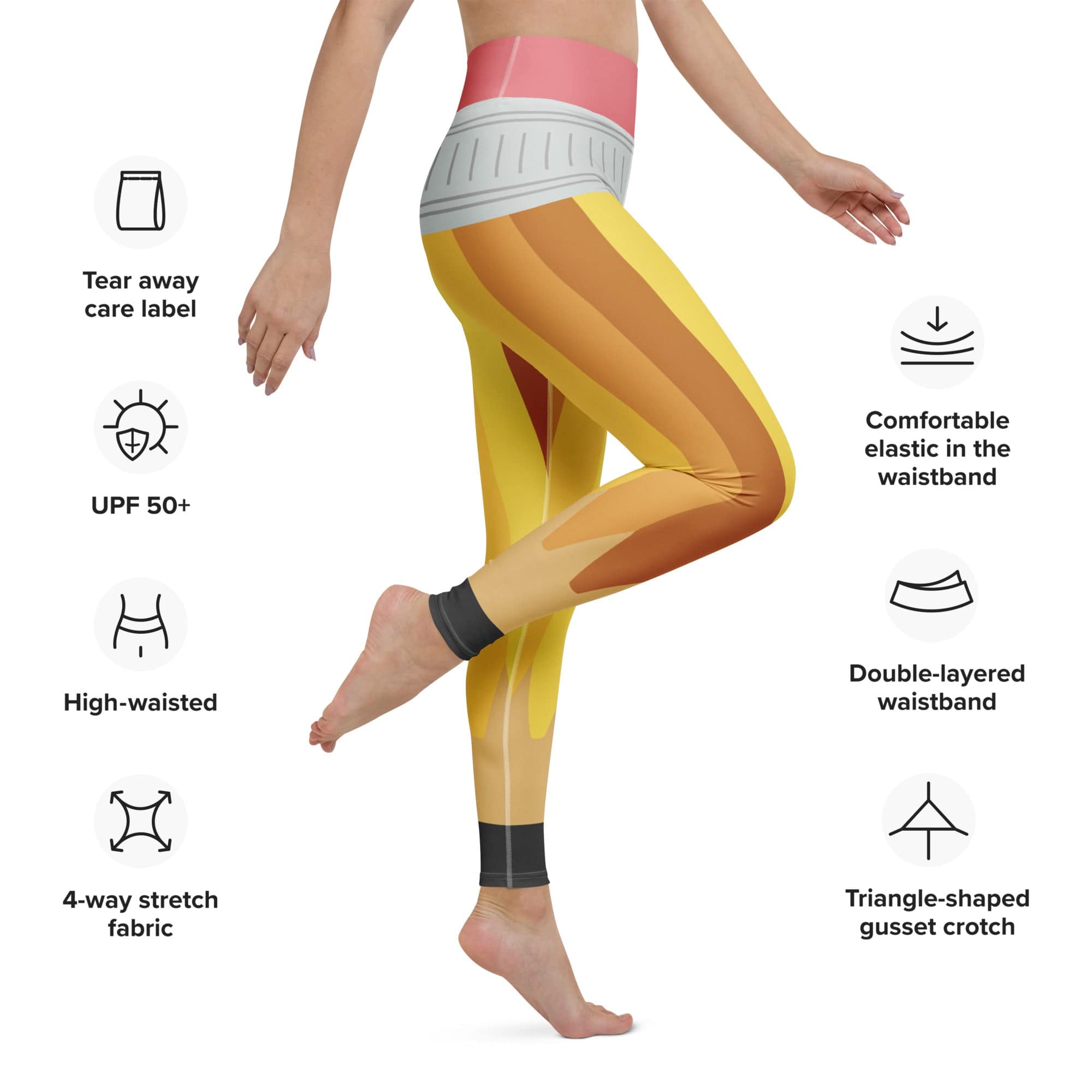 Cute Pencil Yoga Leggings