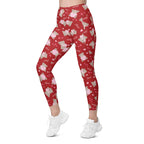 Cute Teddy Bear Leggings With Pockets
