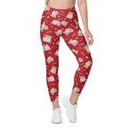 Cute Teddy Bear Leggings With Pockets