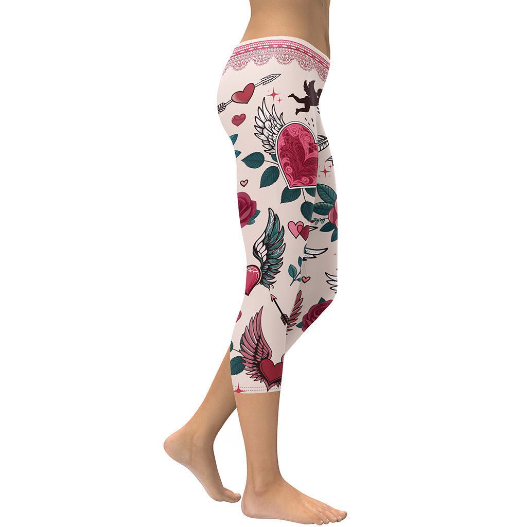 Cute Valentine Capris